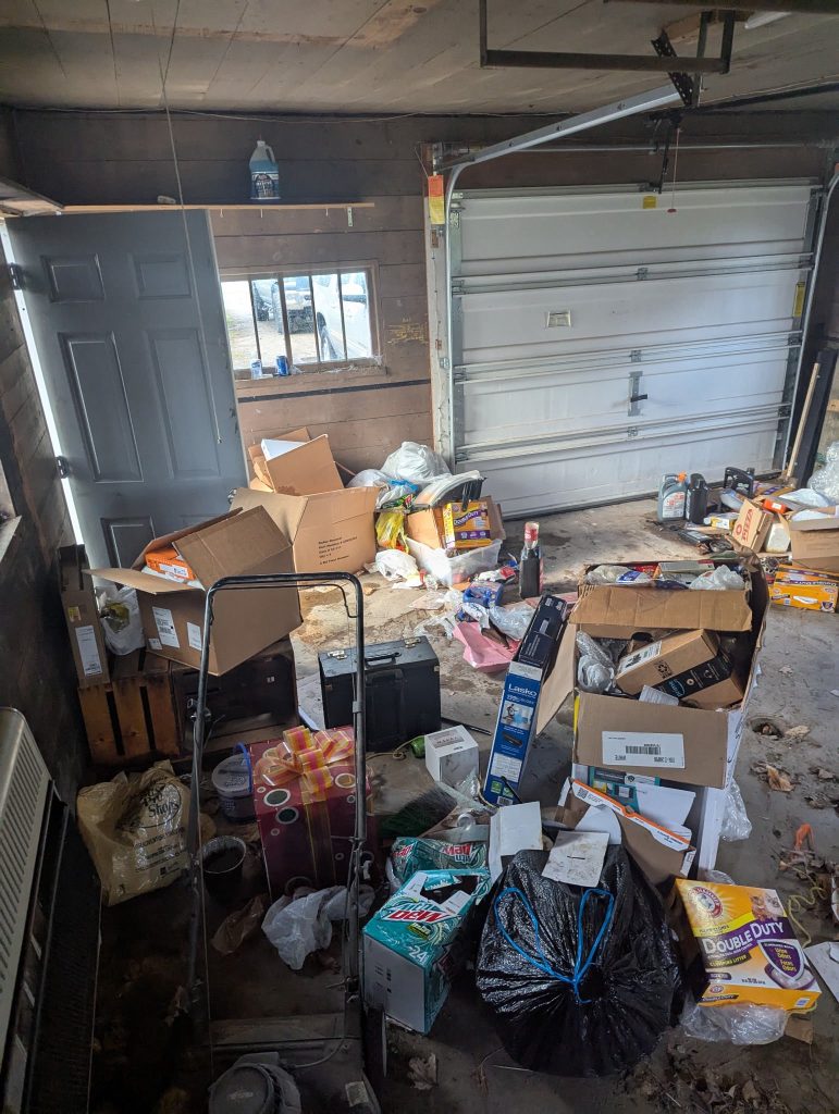 Trailer loaded with lumber